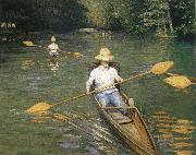 Gustave Caillebotte Racing boat France oil painting artist